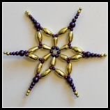 Violett-Goldener Stern